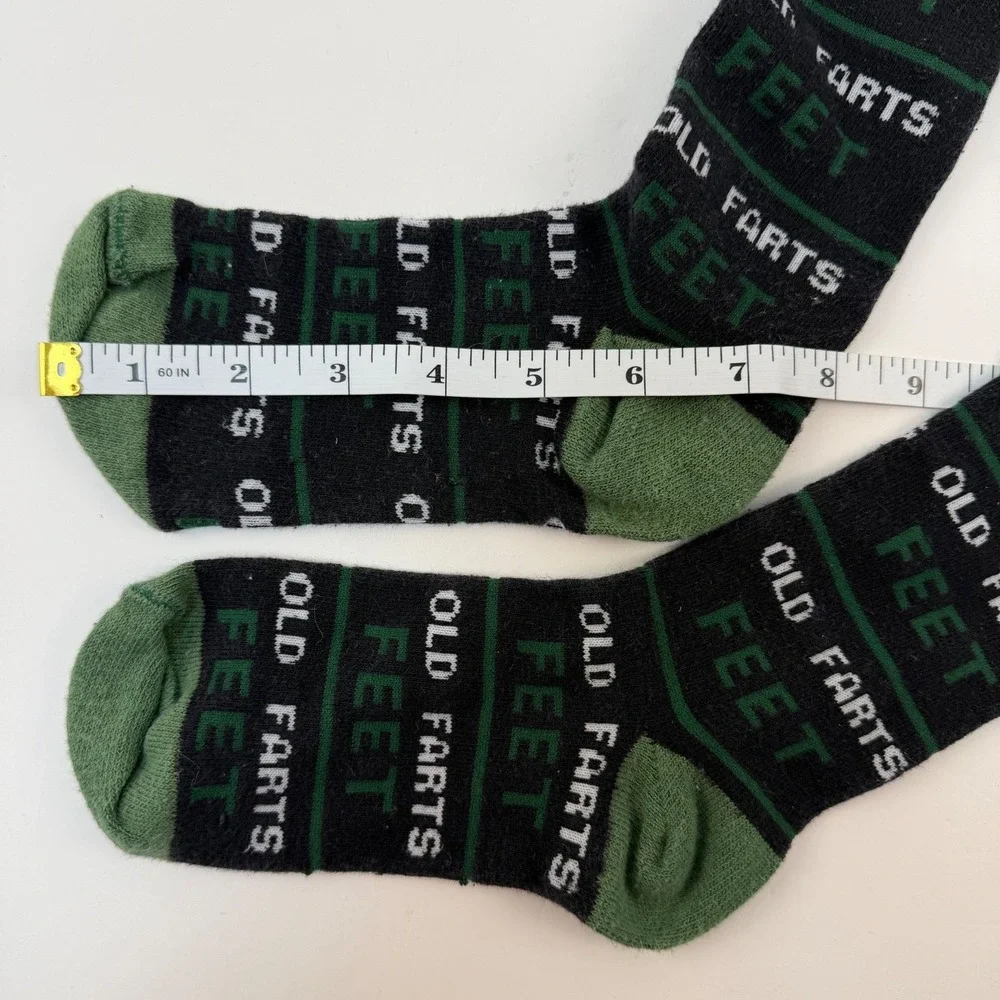 Old Fart Socks Black Cotton Pair Gift For‎ Him Funny Novelty Gift